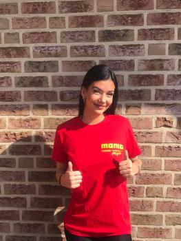 T-Shirt MOMO Rot Gr. 3XL