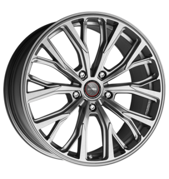 Momo, RF-02, 10x20 ET40 5x112 66,6, titan-silver brushed
