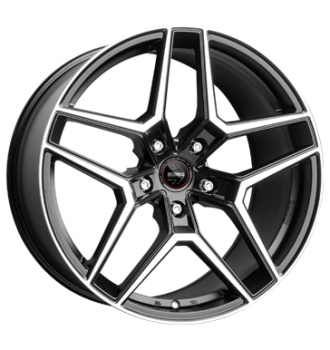 Momo, RF-06, 9x20 ET26 5x112 66,6, matt black polish