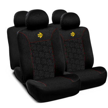 Sitz-Cover Young Black-Red SET