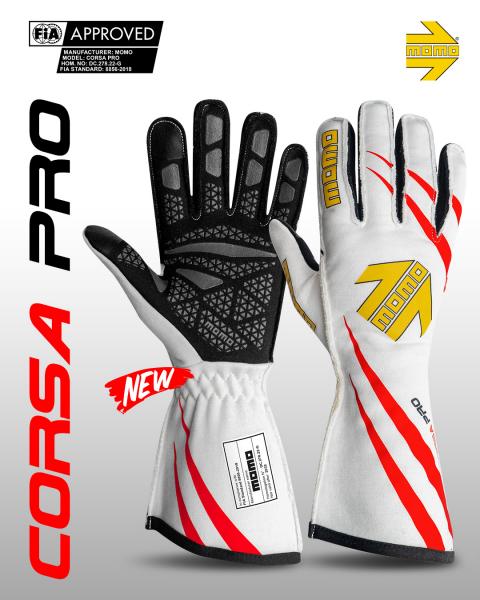 MOMO CORSA PRO WHITE Größe 8