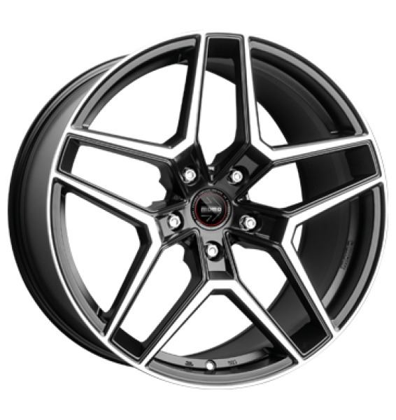 Momo, RF-06, 9x20 ET26 5x112 66,6, matt black polish