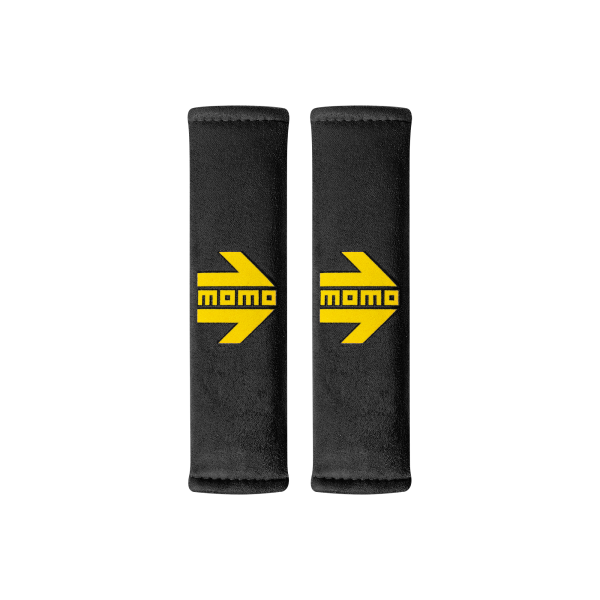 MOMO Universal Seat Belt Harness Pads - Arrow - Black