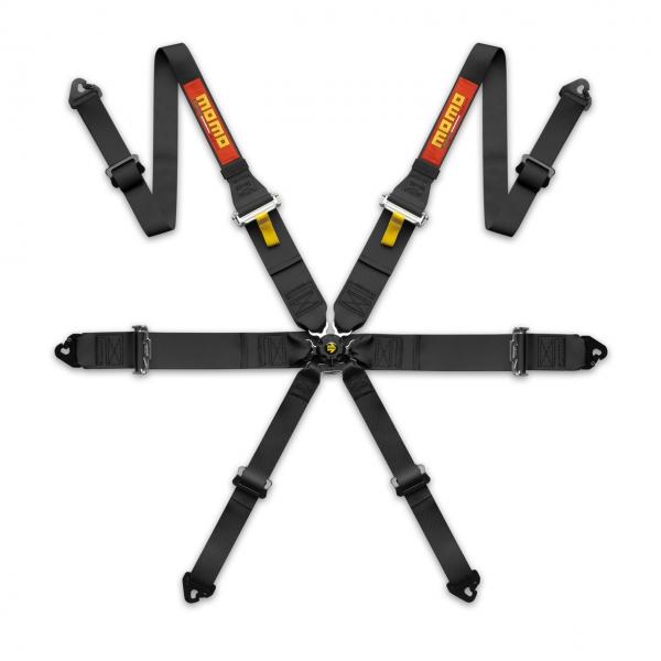 SAFETY HARNESS PRO DRIVER 6P 2"/3" FHR-BLACK