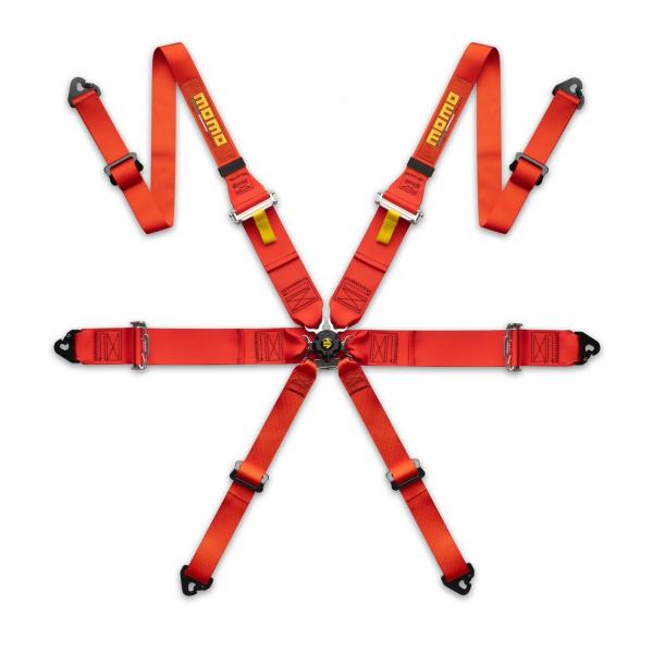 SAFETY HARNESS PRO DRIVER 6P 2"/3" FHR-RED
